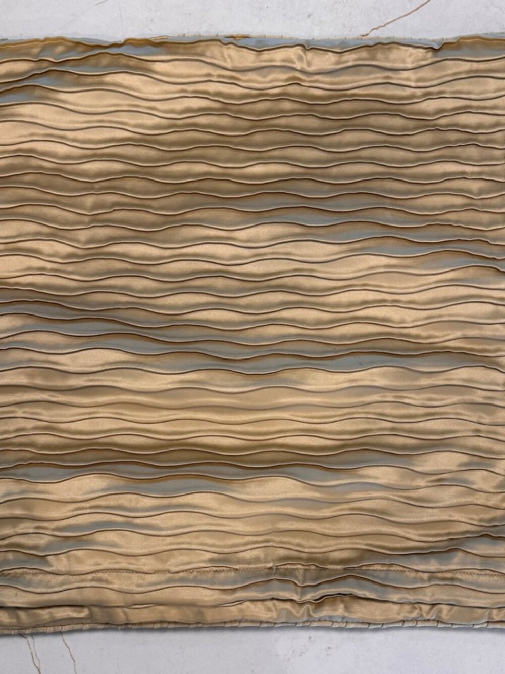 Gilded Ripples Satin Pillow Cover